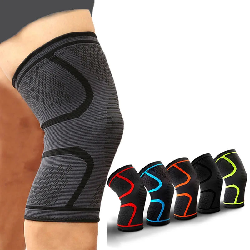 Sports Knee Pads Elastic Nylon Knee Pads Support Basketball Fitness Running Exercise Knee Sleeves