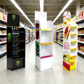 Custom Eco-friendly Material Cardboard Pop up Display Shelf Paper Floor Display Corrugated Retail Stand for Supermarket