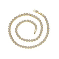 BC216  5MM Round Zircon Tennis Chain Men and Women Necklace Fashion Jewelry Brass Micro Pave CZ