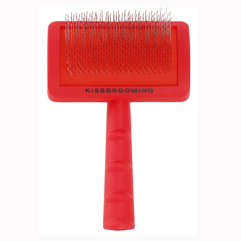 Pet Slicker Brush Factory Wholesale Customize Cleaning Easy Dog Hair Grooming Salon Pet Slicker Brush Removes Undercoat Shedding