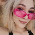 Glass  Wholesale Square Frame Sun Glasses Uv400 Protection Customize Packaging Logo Polarized Sunglasses Sunray for Women