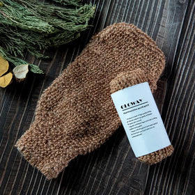 OEM Sustainable Eco-Friendly 100% Natural Simple Durable Long-Lasting Effective Jute Exfoliating Bath Glove Mitt for Body Gloway