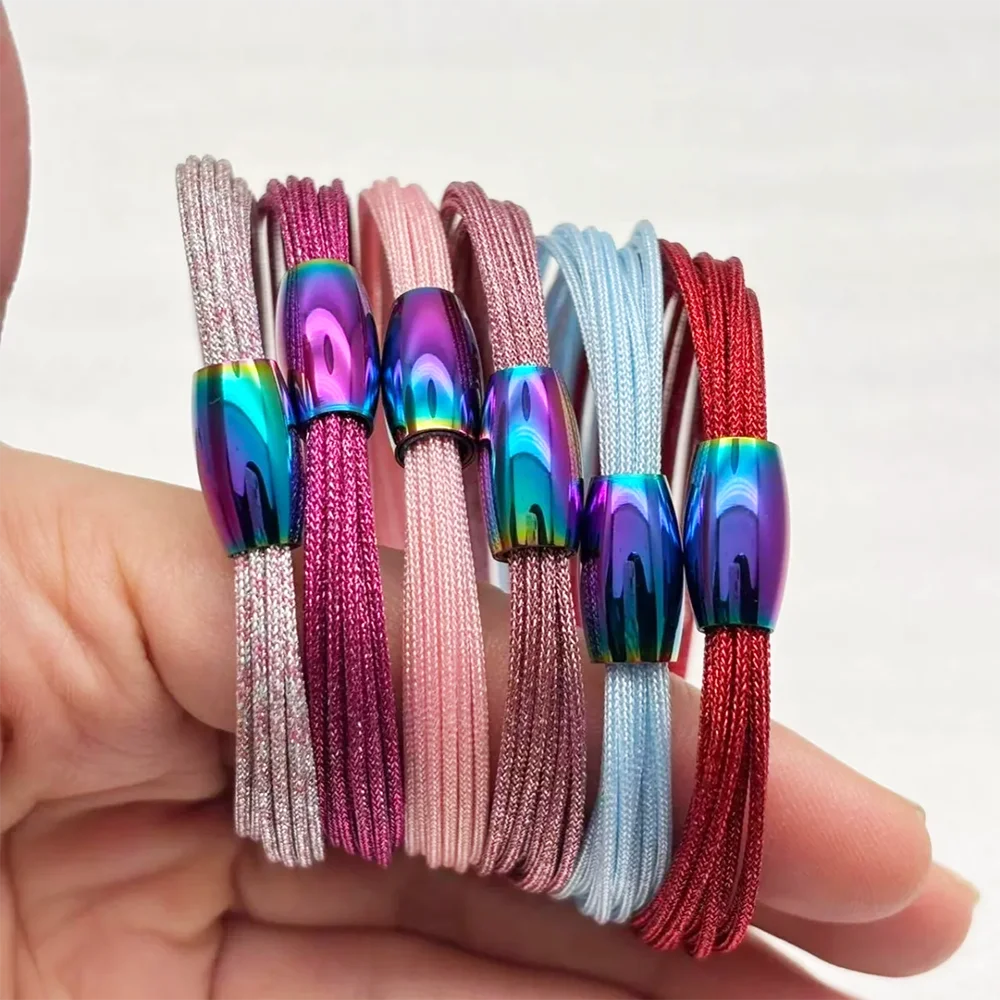 New Arrivals Stainless Steel Wonderful Gold Plated Wire Combination Bracelet Bangle for Women