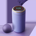 Cute Water Bottle With Led Temperature Stainless Steel Metal Water Bottle Tumbler Cup Vacuum Flask