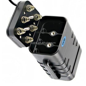 QHY QH-8.4 6 Section 18650 Battery Box Cable USBDC8.4v/12V Output Outdoor Waterproof ABS Red/Blue/Black Empty Battery Box