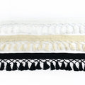 For RC386 6cm 100% Cotton Eco-Friendly Clothing Garment Trim Tassel Ribbon Home Decorative Fringe Lace
