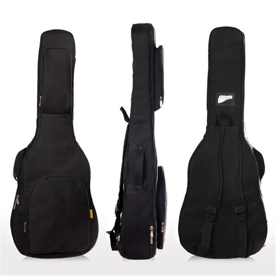 Waterproof Polyester Guitar Case Backpack Gig Bag for Acoustic Folk Guitar with Customizable Size & Logo
