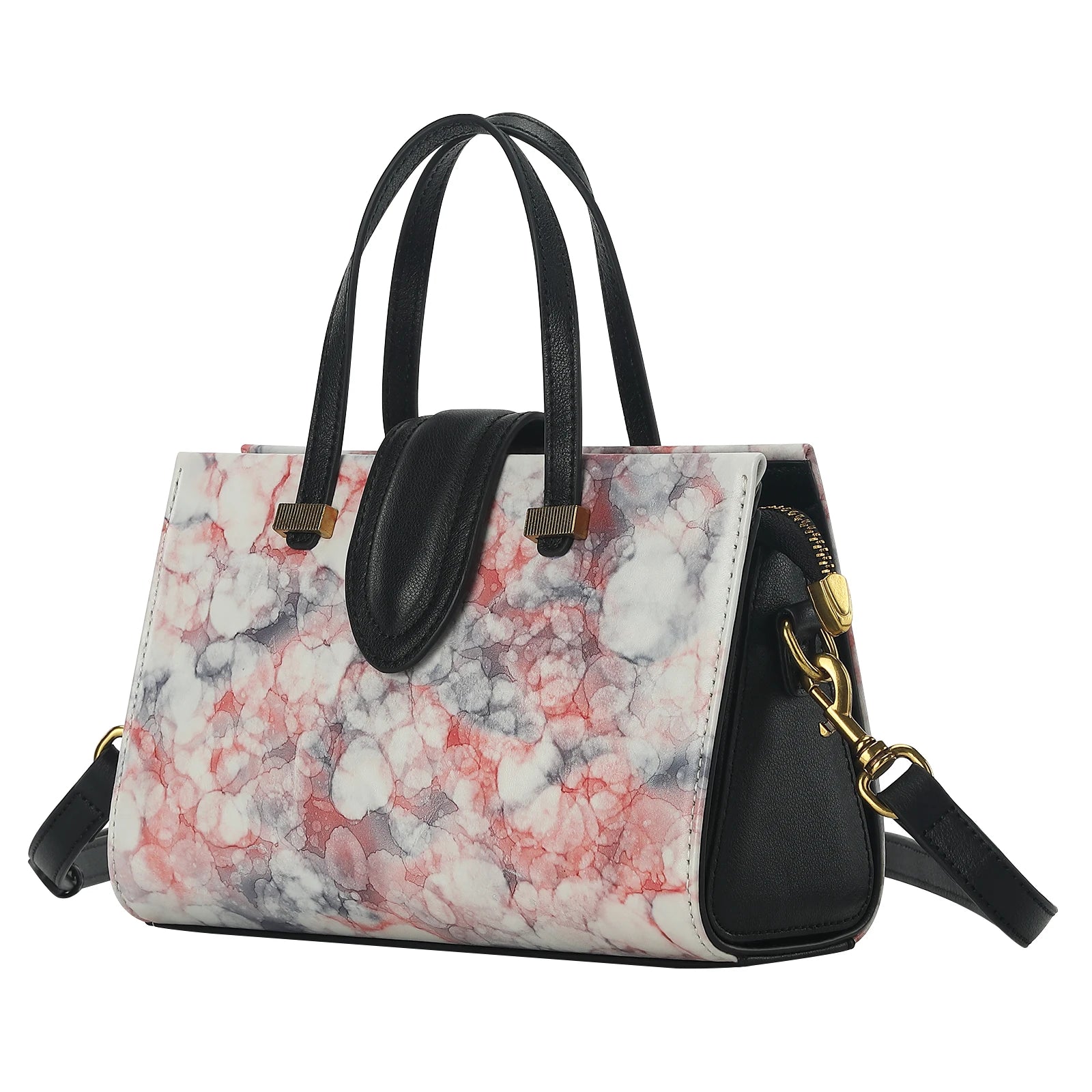 Andong Leather Handbags for Women Genuine Cow Leather Vintage Large Capacity Top-handle Bags Fashion Crossbody Bag 22093