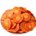Low Temperature Vacuum Fried VF Green Vegetables Dried Carrot Crisp Slices Rings Delicious Snacks
