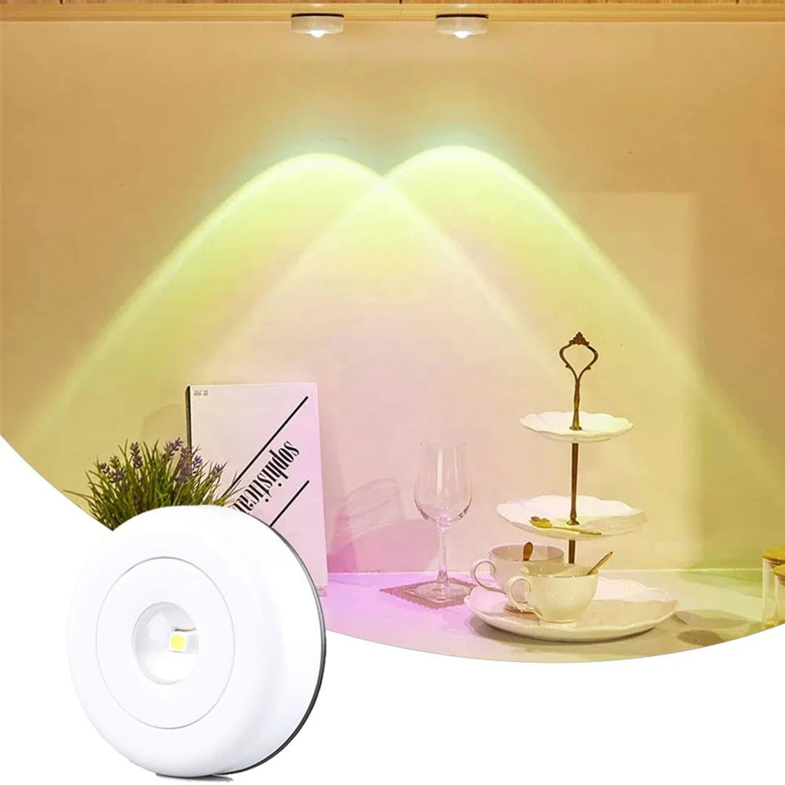 Sunset Led Cabinet Lights Dimmable Multi-Color Temperature Bedroom Bedside Table Corner Office Study Read Kitchen