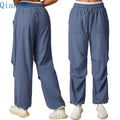 2024 New Women Breathable UV-Resistant Cool Wide Leg Sunblock Yoga Pants Women's High Waisted Quick Dry Sweatpants