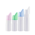 Free Sample PE Plastic White Nasal Spray Bottle with Pump Empty Bottle for Physiological Sea Water Nasal Wash 60ml