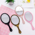 Hot Selling Wholesale Price Lavabeauty Rose Red Butterfly Rotatable Vintage Desktop Gothic Beauty Stand Makeup Mirror Plastic