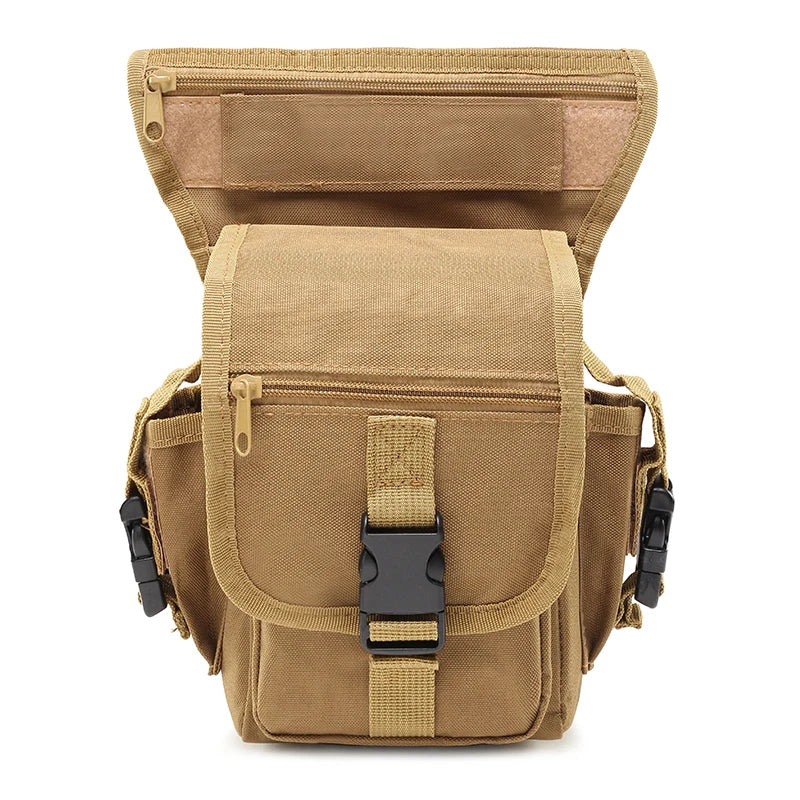 Custom Logo OEM Tactical Drop Leg Bag Fanny Pack Waterproof Waist Bag with Customizable Logo