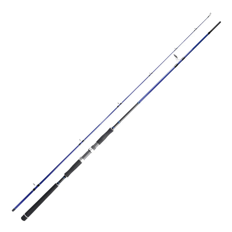 2 Sections 9' Fuji O Guide Spinning High Modulus TORAY Carbon X-Cross Fiber Rod
