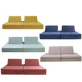 Factory New High Quality Sponge Eco-Friendly Loveseat Kids Fold Out Sleeper Modular Kids Sofa Bed Couch for Toddler and Baby