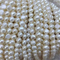 AA High Luster 10-11 mm Natural Freshwater Baroque Pearls White Color for Jewelry Making Wholesale in Strand
