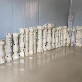 European Style Plastic Concrete Mold for Precast Outer Cement Balcony Baluster DIY Installation for Villas