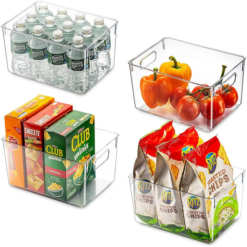 Refrigerator Organizer Storage Containers Food Box Refrigerator Drawer Cloth Organize Box Pantry Safe Material