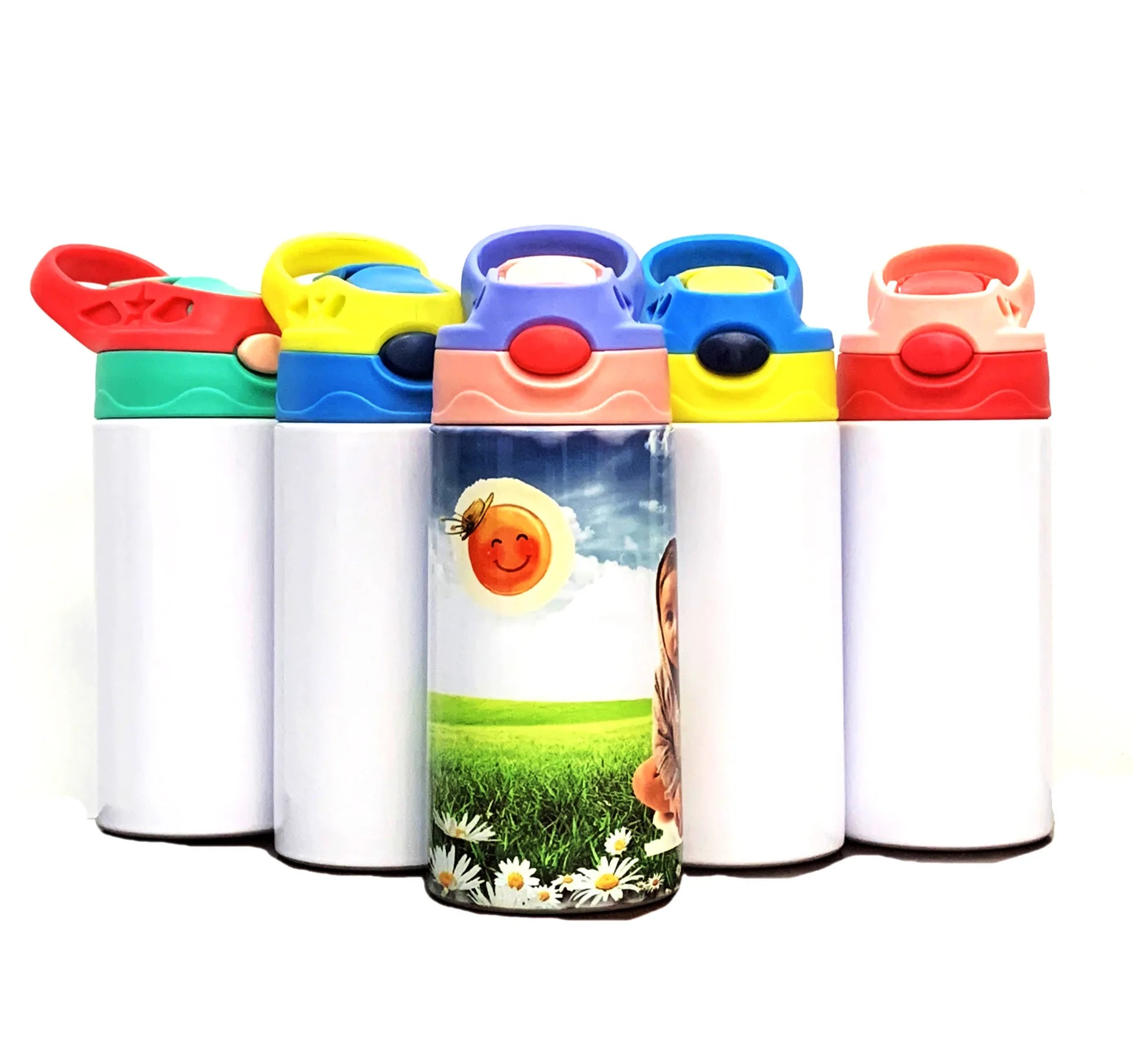 350Ml 12Oz Maker Double Wall Stainless Steel Straight  Kids Sublimation Tumbler  With Straw Sublimation