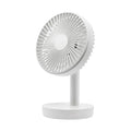 Factory Wholesale Desktop Shaking Fan New Design 4000mAh Wireless Rechargeable USB Mini Air Cooler Fans for Outdoor Office