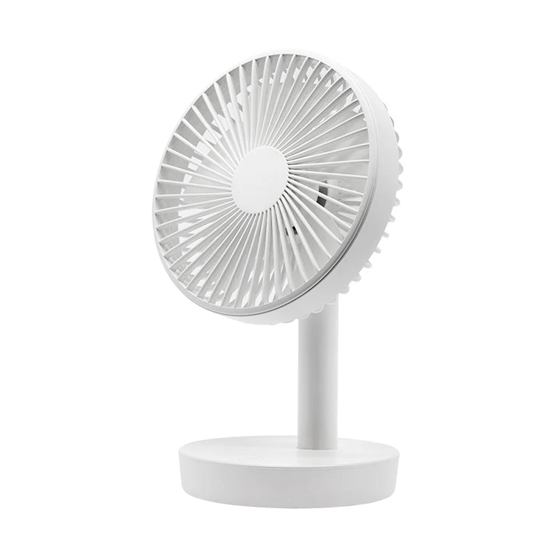 Factory Wholesale Desktop Shaking Fan New Design 4000mAh Wireless Rechargeable USB Mini Air Cooler Fans for Outdoor Office