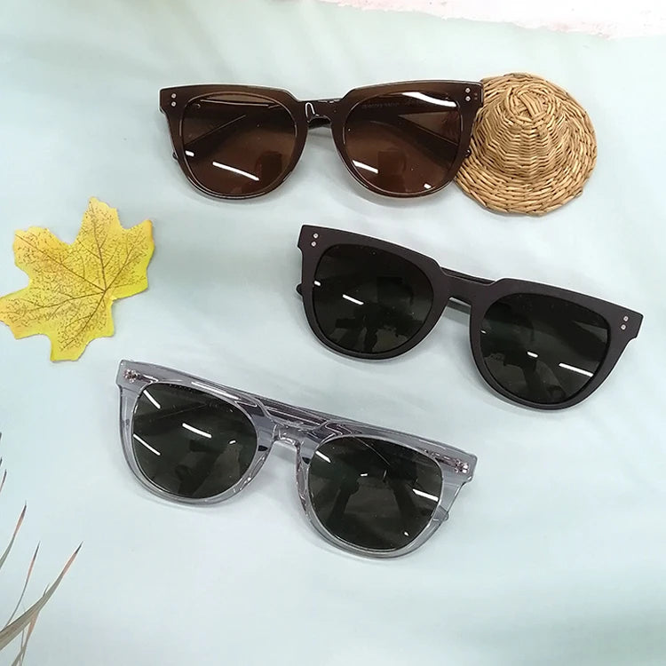 JS60042 Top Quality Polarized Lens Men Women Acetate Frame Sunglasses Luxury Brand Vintage Acetate Glasses Frame 2026