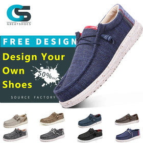 Great Shoes Men's Casual Shoes Wholesale Designer Shoes for Men Flat Trendy Mens Canvas Casual Shoes