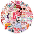 50PCS Self Care Stickers for Laptop and Computer Self Love Stickers Waterproof Vinyl for Water Bottle Stationery Luggage
