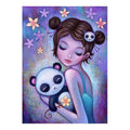 Ever Moment Diamond Painting Cross Stitch Girl Bear Gift ASF1325