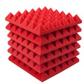Hot Selling 100% Polyurethane Foam Panels Pyramid Shaped High Density for Hotel Studio Acoustic Soundproofing Graphic Design NRC