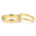 OAHLAN 2mm 4mm 925 Sterling Silver Rings Simple Women Gold Ring Polished Engagement Wedding Band Anniversary Fashion Jewelry