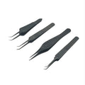 Ceramic-Coated Straight and Curved Forceps Tweezers Stainless Steel Hair Transplant Surgical Instruments