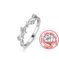 Fine Jewelry Fashion Diamond Crafted Luxury Diamond S925 Sterling Silver Engagement Women's Wedding Moissanite Ring