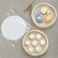 Reusable Kitchen Silicone Steamer Mesh Liner Non-stick Pad Round Shape Dumplings Mat 30cm Round