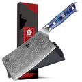 WILDMOK 6.5 Inch Kitchen Bone Chopper Cutter Knife 67 Layer Damascus VG10 Steel with Resin Handle