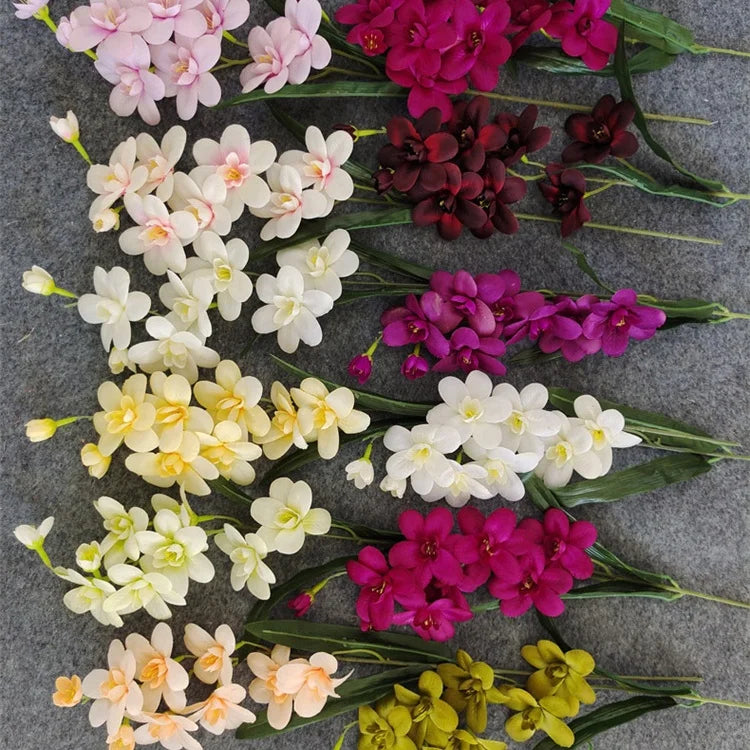 New Item Natural Looking Artificial Orchid Flowers for Decoration
