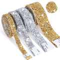 Wholesale Rolls Resin Rhinestone Belt Drill Strip Double-Sided Adhesive Self-Adhesive