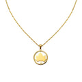 18K Gold Plated Stainless Steel Jewelry Chain Maple Leaf Pendant INS Accessories Necklaces P213280