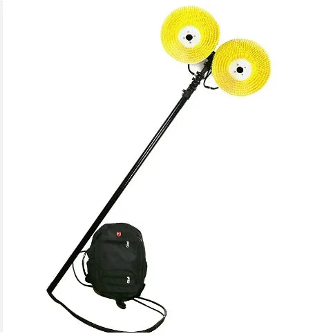 Eco-Friendly Solar Panel Cleaning Brush and Pole Telescopic 12FT Washing Tools Kit for House Use