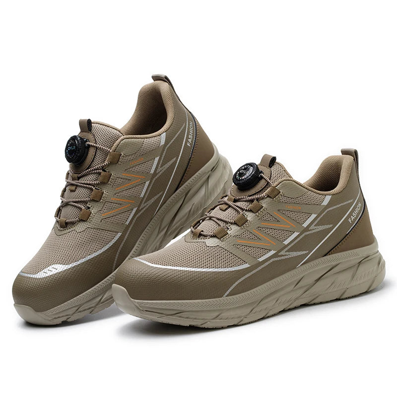 Diansen New Style Customized LOGO Safety Shoes Steel Toe Sneakers 9032