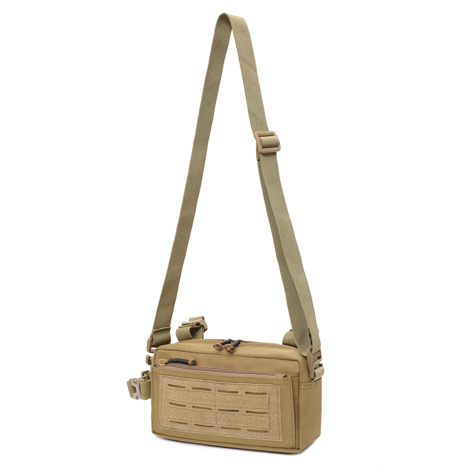 Wholesale Tactical Molle Pouch Multi-Purpose Laser-Cut Horizontal EDC Utility Bags for Outdoor Adventures