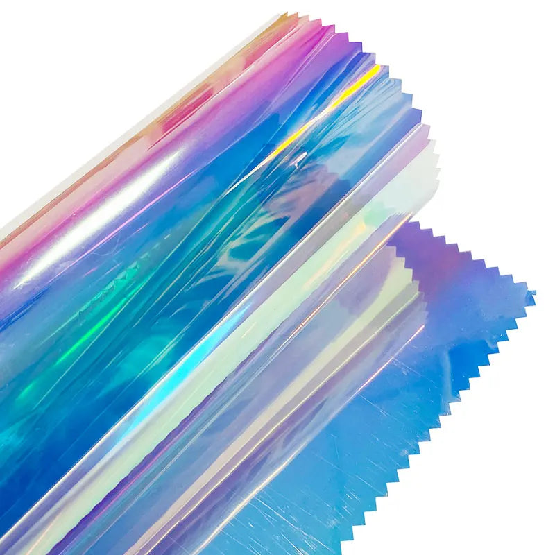 Custom DIY Adhesive Sign Holographic Craft Vinyl Hologram Stickers Roll Silver Vinyl  Holographic Vinilo Roll