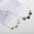 TongLing European Vintage Necklace Alloy Geometric Pendant Choker Necklace for Women Daily Accessories