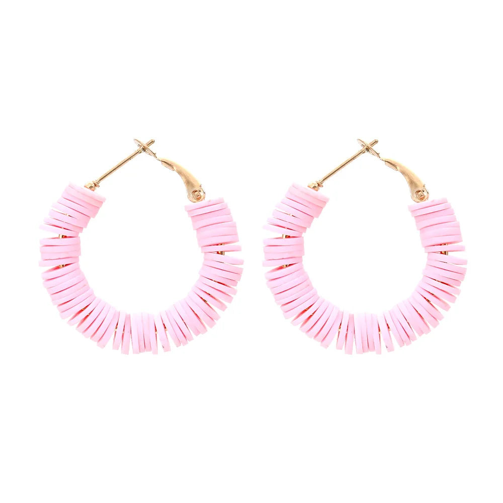 Jewelry Earrings Fashion Colorful Clay Korean Women's Earrings 2023 Pendant Earrings Holiday Style