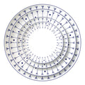 Fine Bone China Charger Dinner Plate with Unique Decal Design Western Ceramic Dinnerware Sets for Kitchen for Hotels