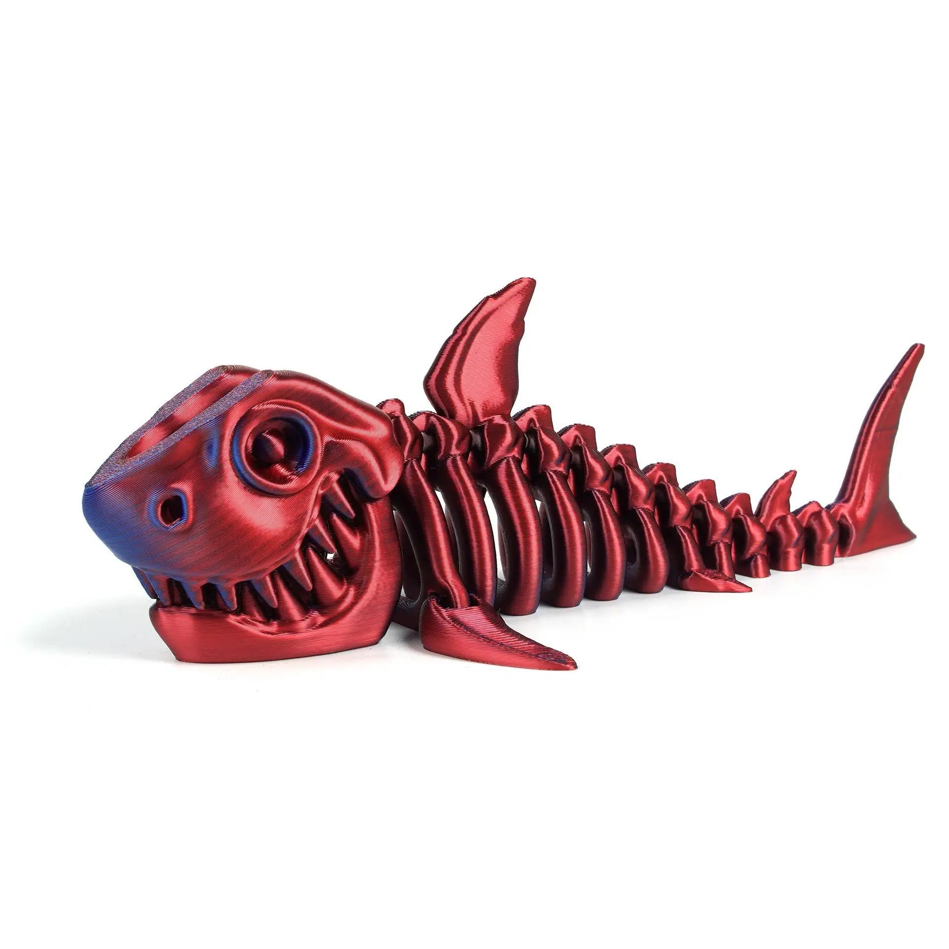 New Arrival Stainless Steel 3D Printed Animals PLA Toys Silk Fish Spiders Different Colors in Stock