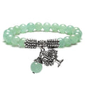 Men Healing Crystal Natural Stone Bracelet & Dangle Tree of Life Charms Gem Stone Bracelet Women Reiki Spiritual Jewelry