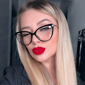 2024 Ready to Ship TR90 Black Fashion Computer Glasses Cheap Anti Blue Light Glasses for Men
