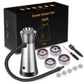 Boruit Portable Handheld Cold Smoking Gun with Vacuum Sealer Electric Food Drink Cocktail Smoker Woodchips Smoke Infuser
